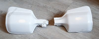 Handguard pair white for Honda XL350R, XL600R, XLM600